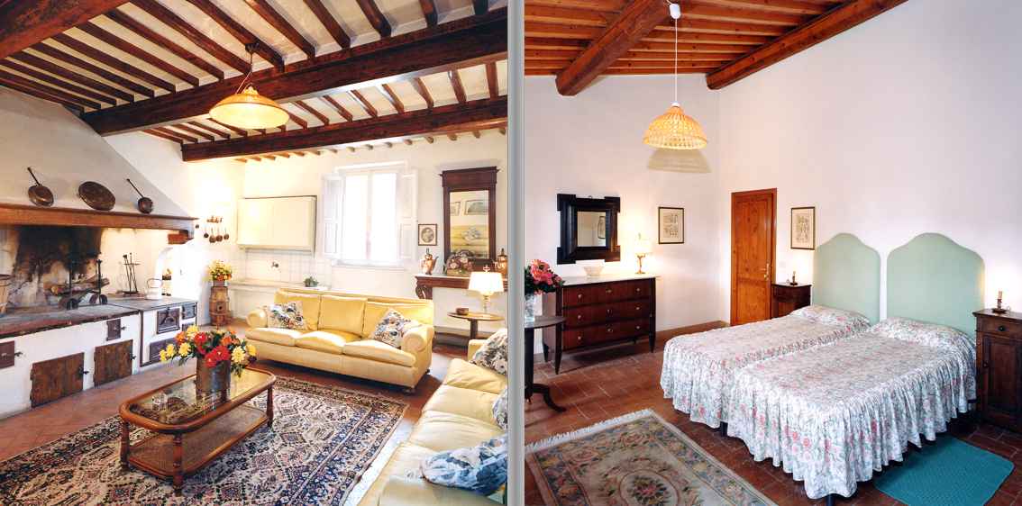 Agriturismo a San Miniato di Pisa - La Villa della Fattoria la Scaletta